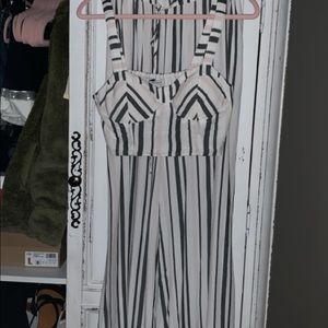 american eagle striped set